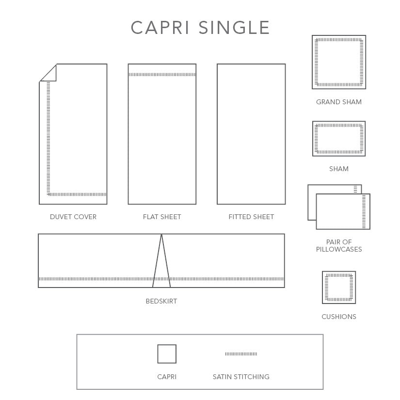 Capri | 90 Colour Sateen